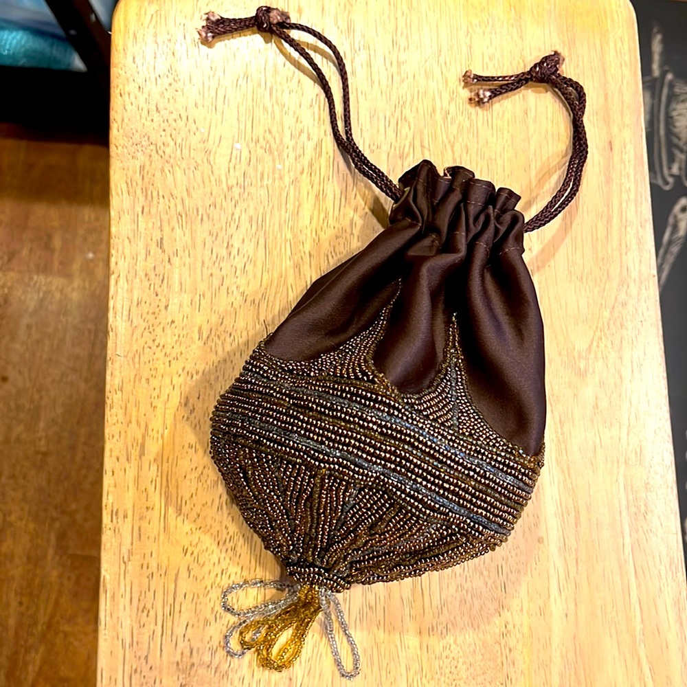 Walborg 1970’s Beaded Satin bag